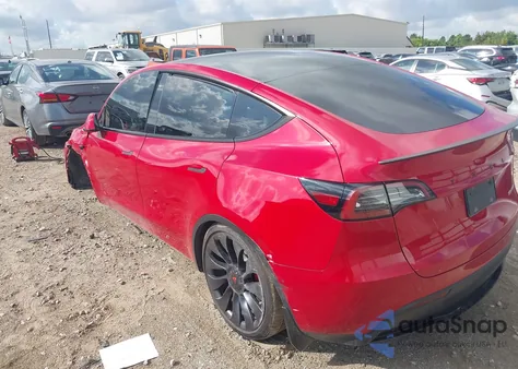 2023 Tesla Model Y Performance Dual Motor All-Wheel Drive из США, поврежденный, VIN 7SAYGDEF5PF786749